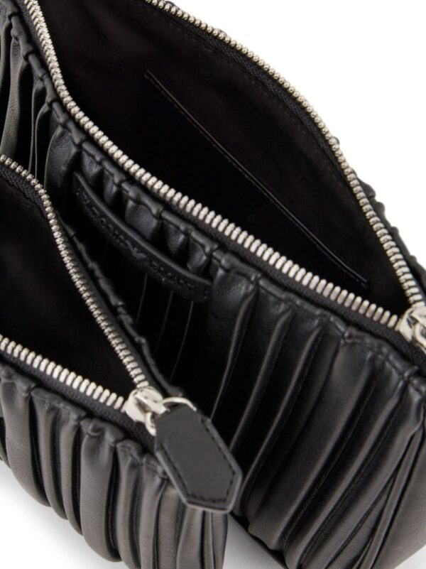 Emporio Armani ASV pleated double mini bag - Image 5