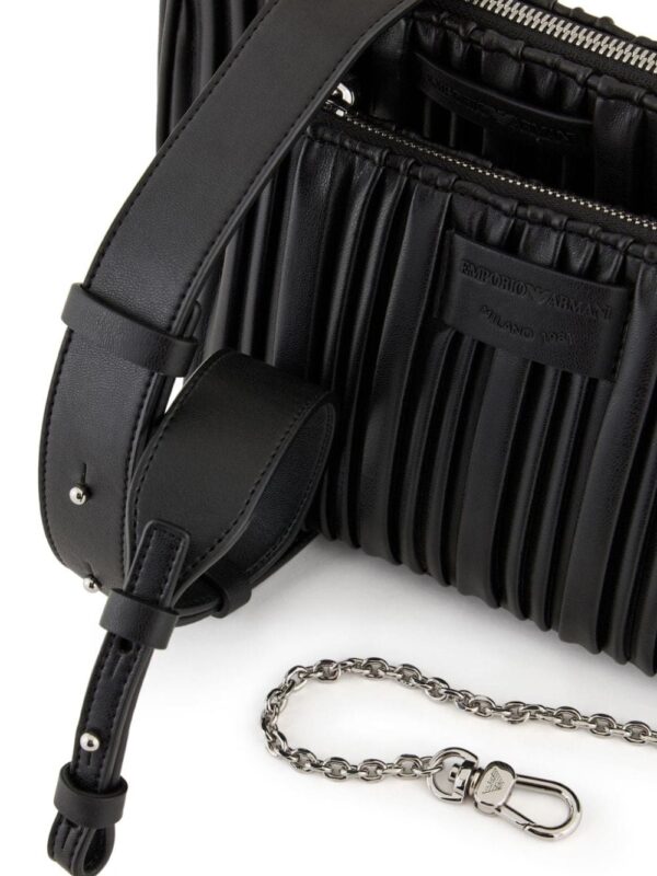 Emporio Armani ASV pleated double mini bag - Image 4