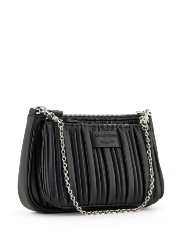 Emporio Armani ASV pleated double mini bag - Image 2