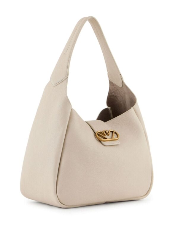 Emporio Armani logo-plaque leather shoulder bag - Image 2