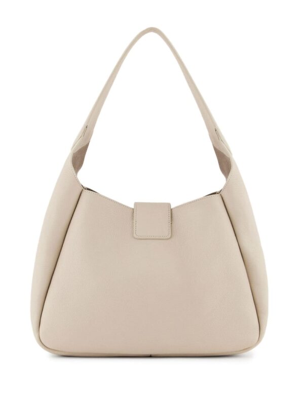 Emporio Armani logo-plaque leather shoulder bag - Image 3