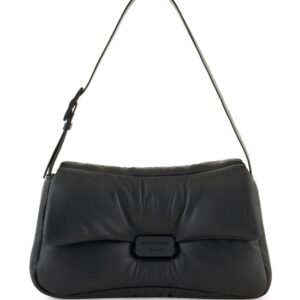 Emporio Armani logo-plaque leather shoulder bag