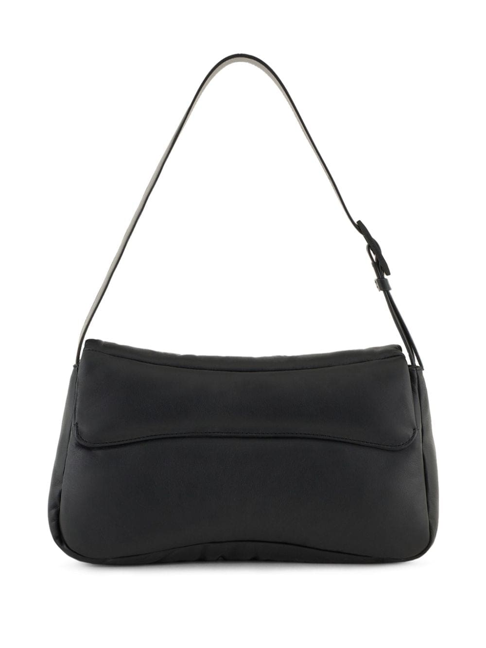 Emporio Armani logo-plaque leather shoulder bag - Image 3