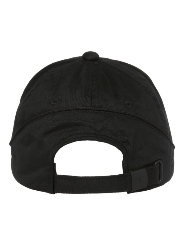 Emporio Armani logo-embroidered cotton cap - Image 2