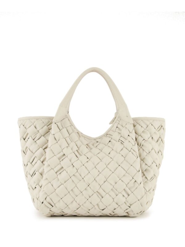 Emporio Armani interwoven faux-leather tote bag - Image 3
