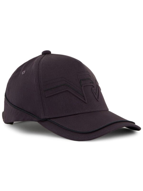 Emporio Armani logo-embroidered cotton cap