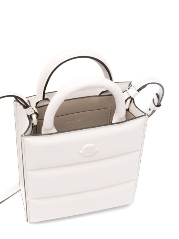 Moncler mini Doudoune leather tote bag - Image 5