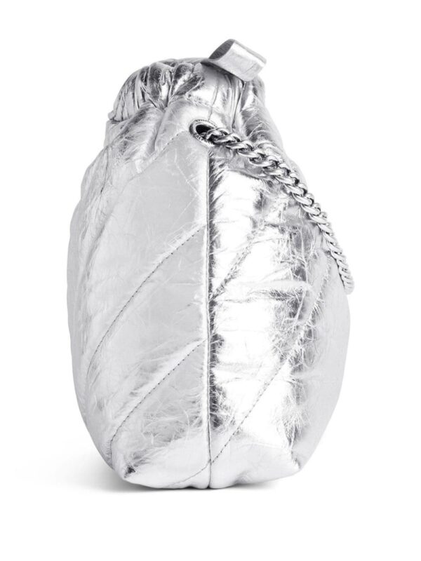 Balenciaga Crush XS  metallic crossbody bag - Image 3