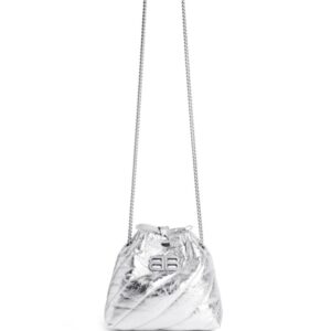 Balenciaga Crush XS  metallic crossbody bag