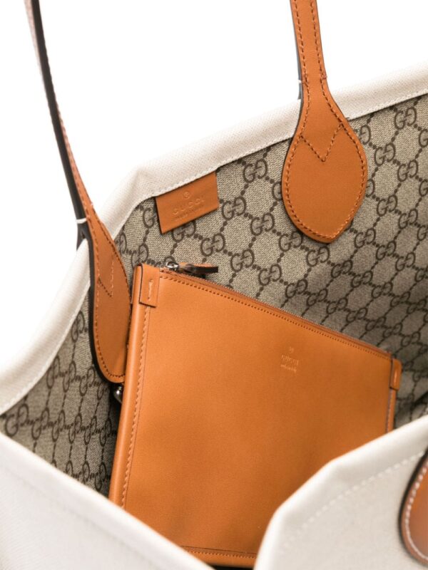 Gucci logo-print canvas tote bag - Image 5