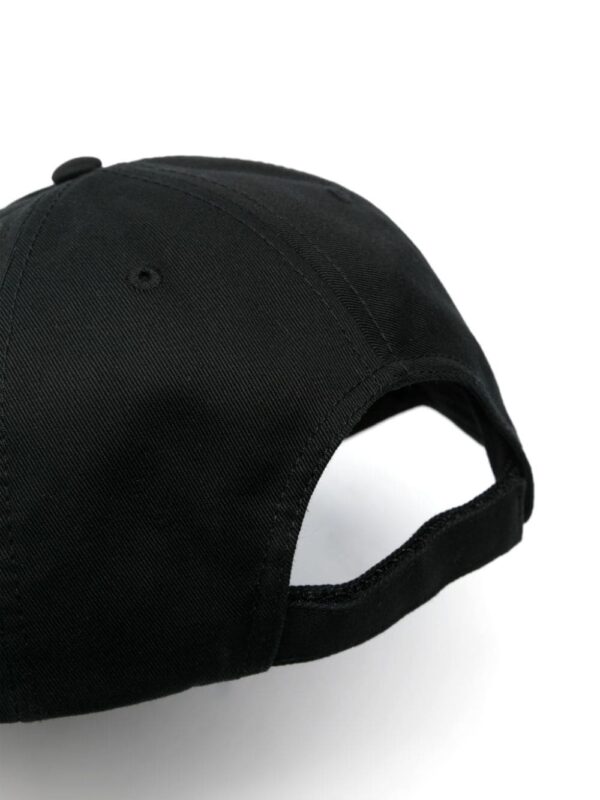 Moncler logo-patch cotton hat - Image 2