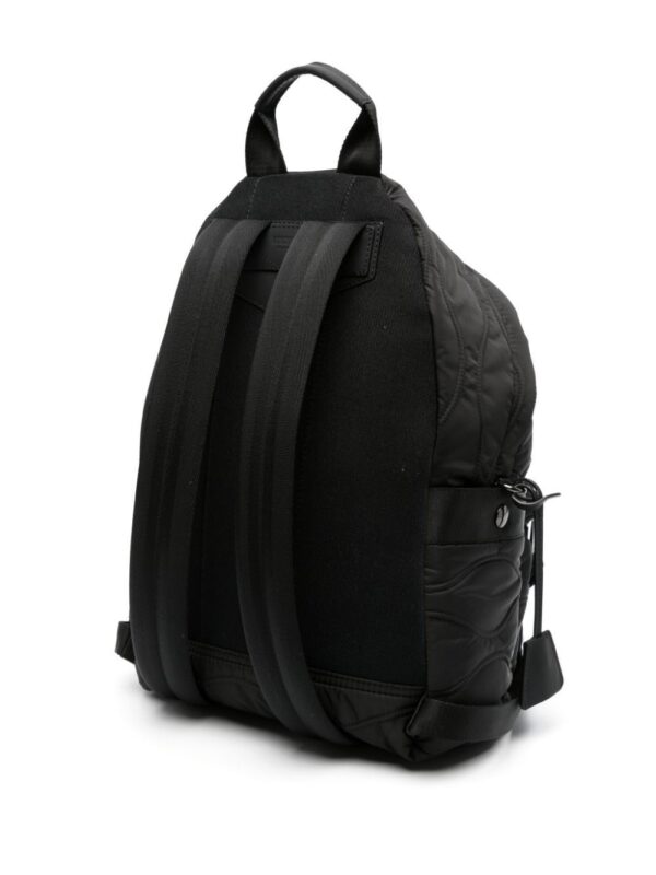 Moschino logo-patch quilted backpack - Image 3
