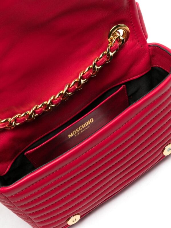 Moschino Biker leather shoulder bag - Image 5