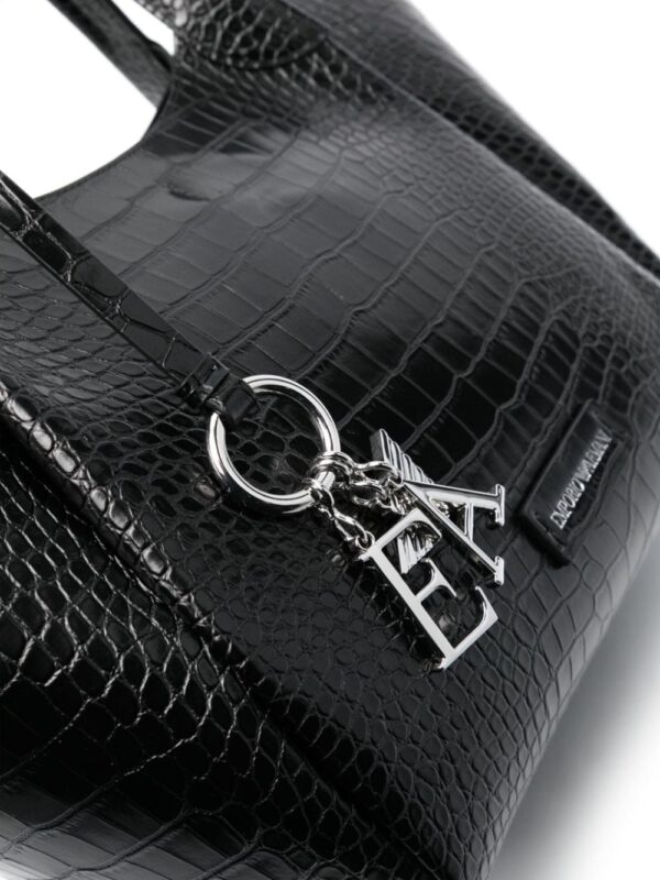 Emporio Armani crocodile-effect tote bag - Image 4