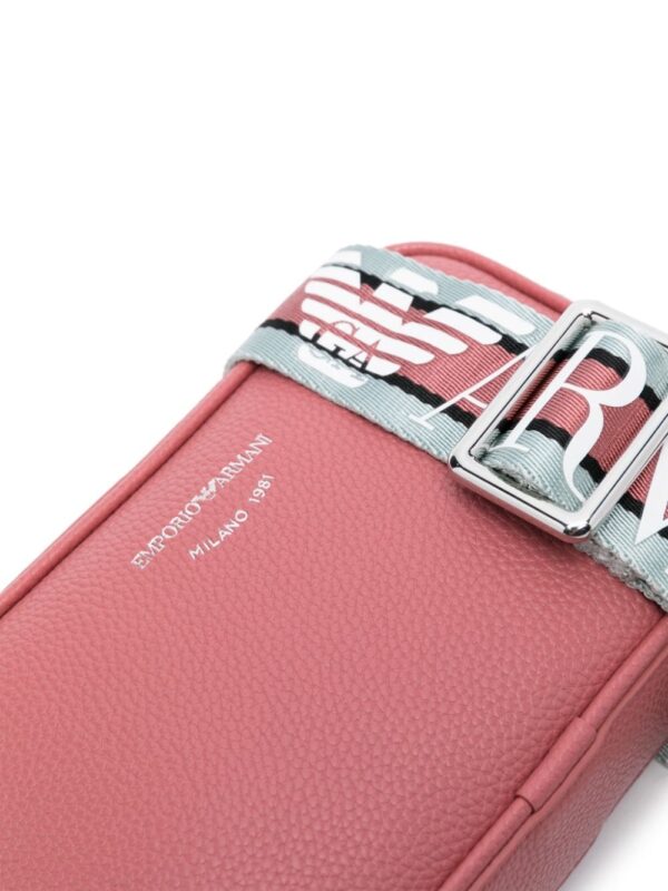 Emporio Armani embossed-logo shoulder bag - Image 4
