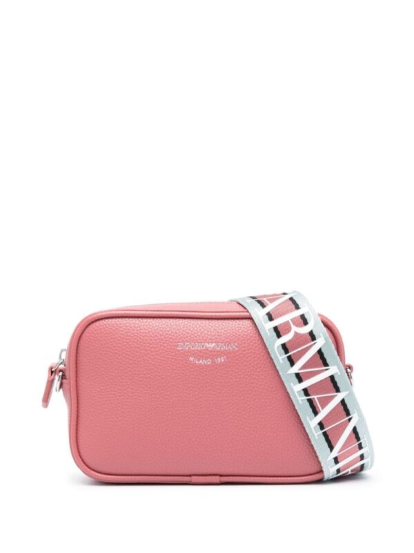 Emporio Armani embossed-logo shoulder bag
