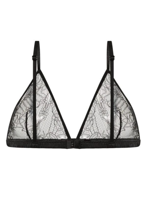 ANINE BING  Maddy lace triangle bra - Image 2