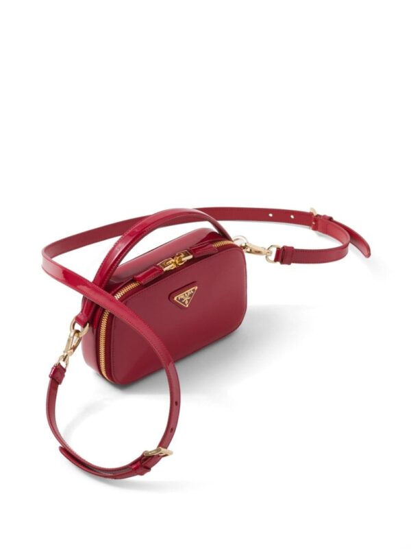 Prada Odette patent leather crossbody bag - Image 5