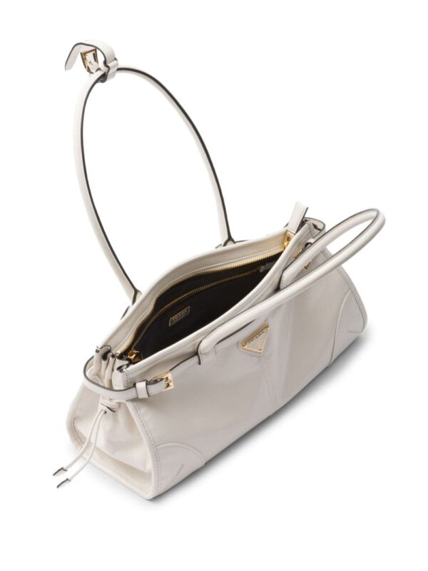 Prada medium enamel triangle logo two-way bag - Image 5