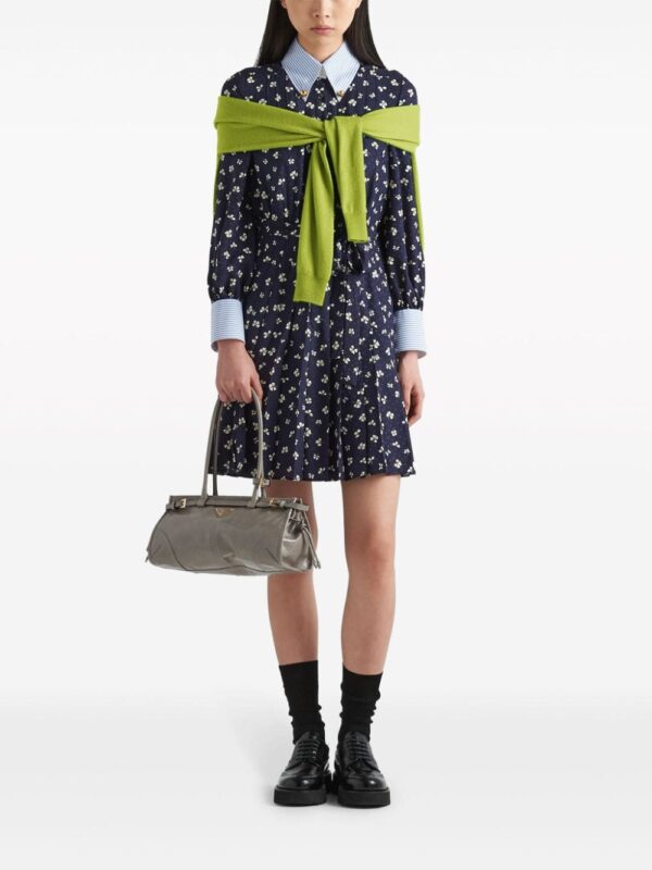 Prada medium triangle-logo belted handbag - Image 2
