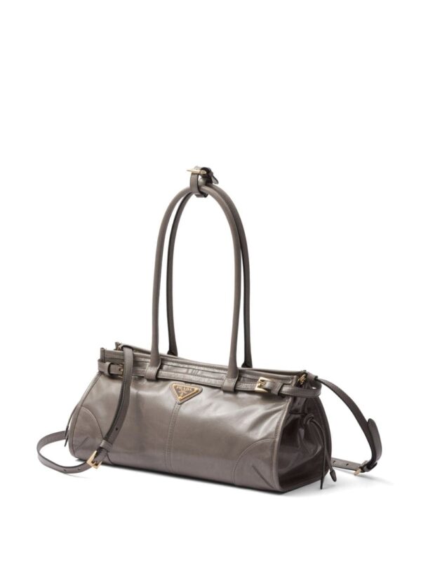 Prada medium triangle-logo belted handbag - Image 5