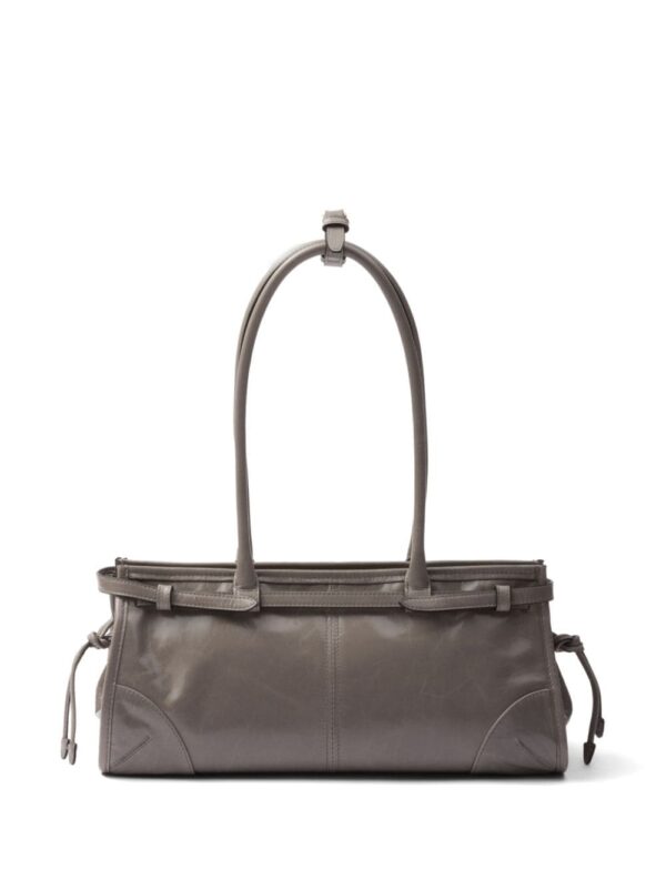 Prada medium triangle-logo belted handbag - Image 3