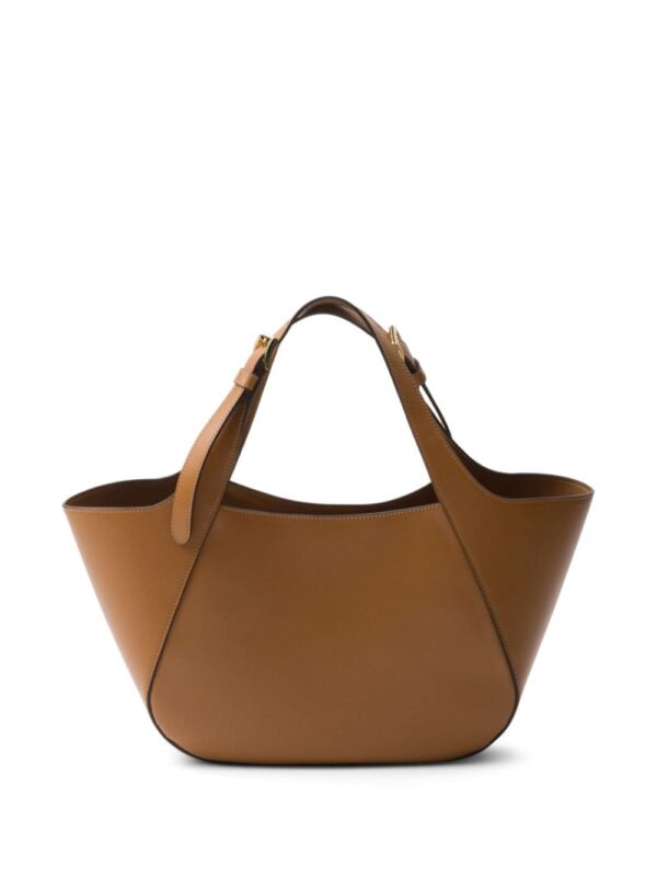 Prada medium triangle-logo tote bag - Image 4