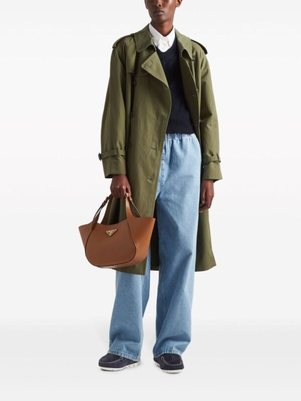 Prada medium triangle-logo tote bag - Image 2