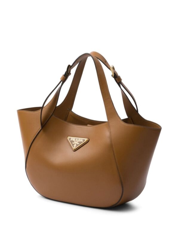 Prada medium triangle-logo tote bag - Image 5