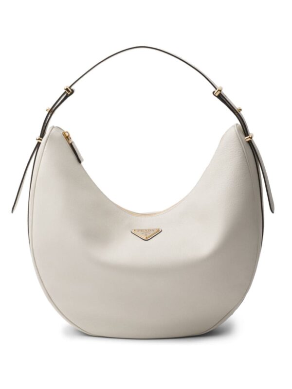 Prada large Arqué leather shoulder bag
