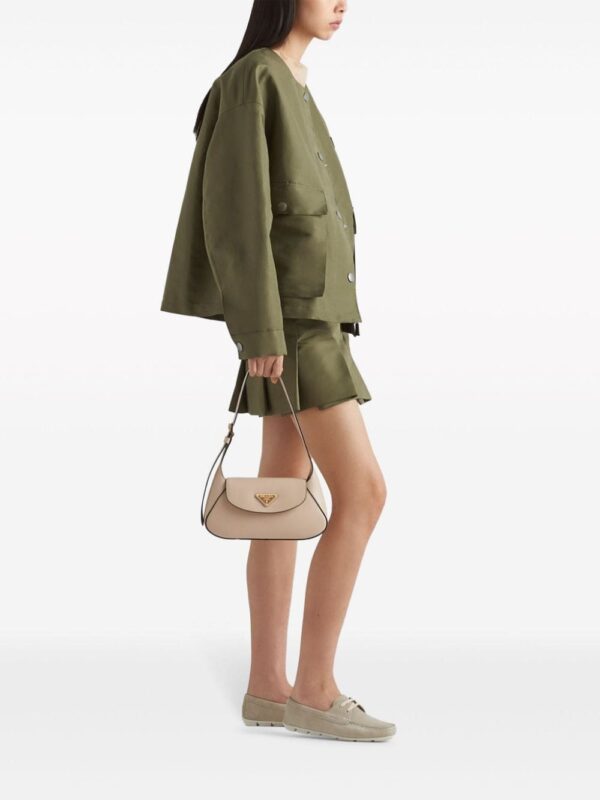 Prada small logo-plaque shoulder bag - Image 2