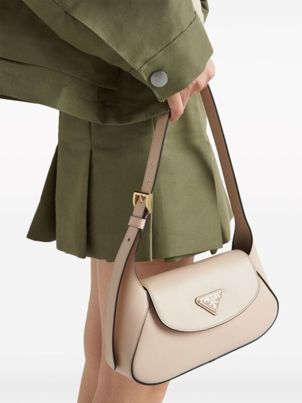 Prada small logo-plaque shoulder bag - Image 3