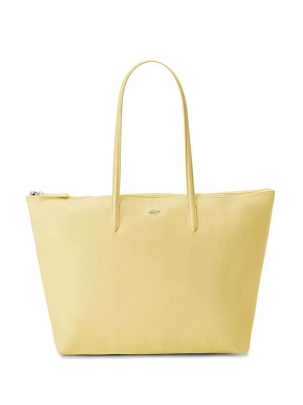 Lacoste logo-appliqué tote bag