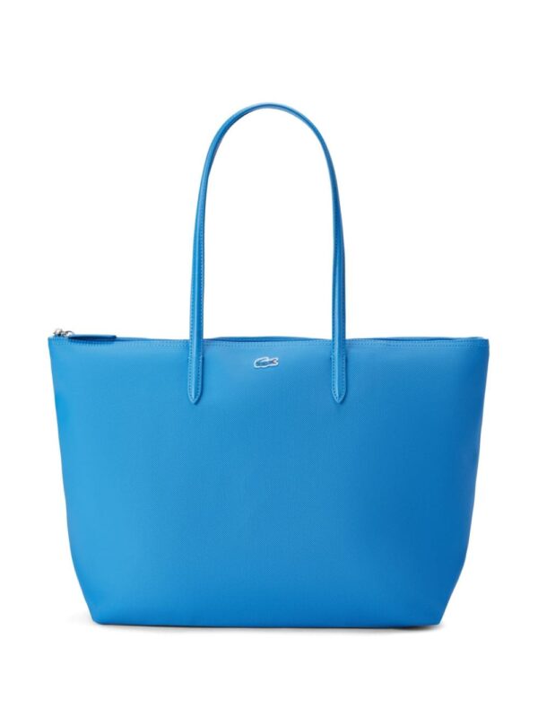 Lacoste logo-appliqué tote bag