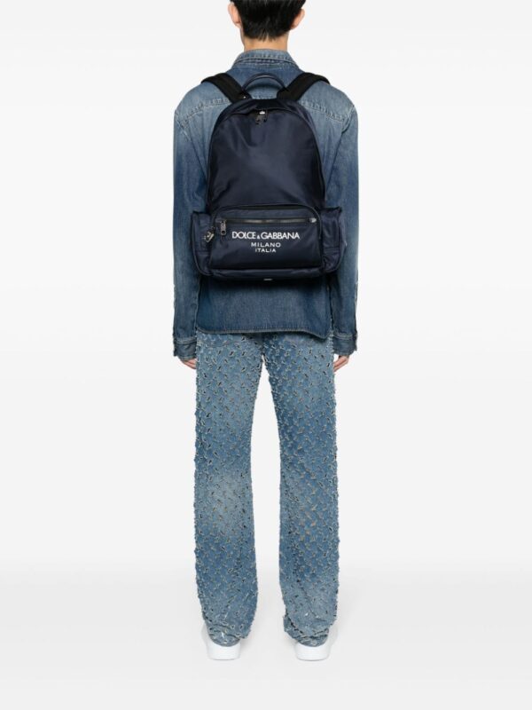Dolce & Gabbana logo-lettering backpack - Image 2