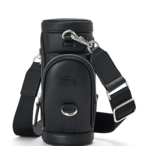 Lacoste alligator logo plaque shoulder bag