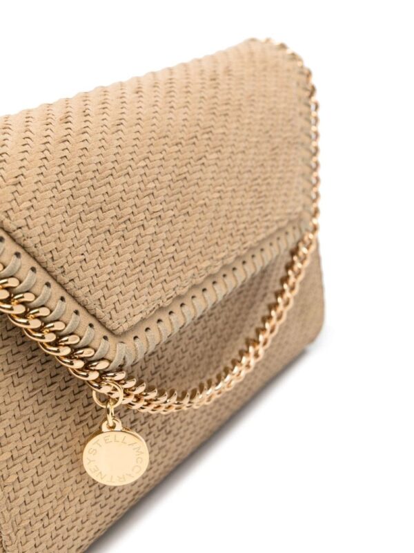 Stella McCartney mini Falabella woven tote bag - Image 4