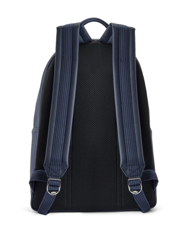 Lacoste logo-appliqué faux-leather backpack - Image 4