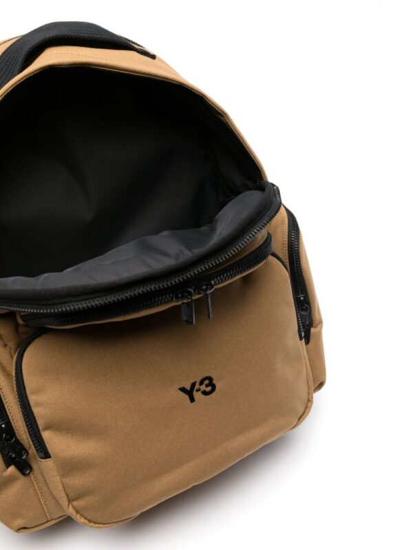 Y-3 logo-embroidered padded backpack - Image 5