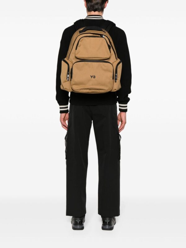 Y-3 logo-embroidered padded backpack - Image 2