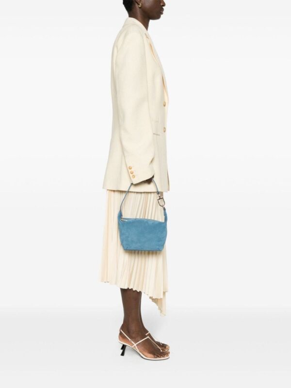Giorgio Armani logo-debossed suede bag - Image 2
