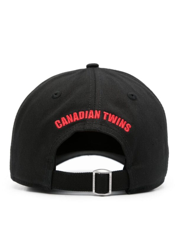 DSQUARED2 logo-appliqué cap - Image 2