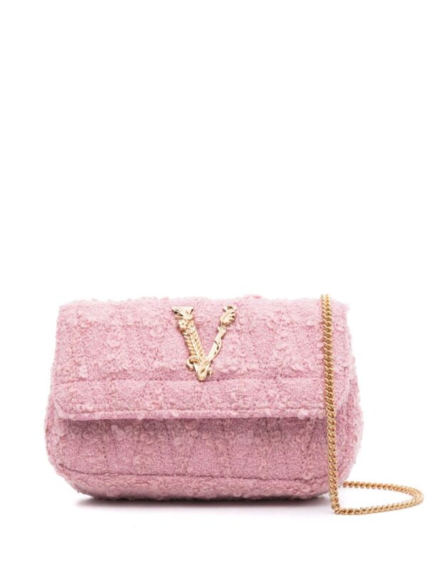 Versace Virtus matelassé crossbody bag
