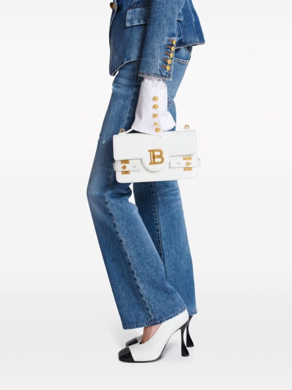 Balmain B-Buzz 24 leather tote bag - Image 2