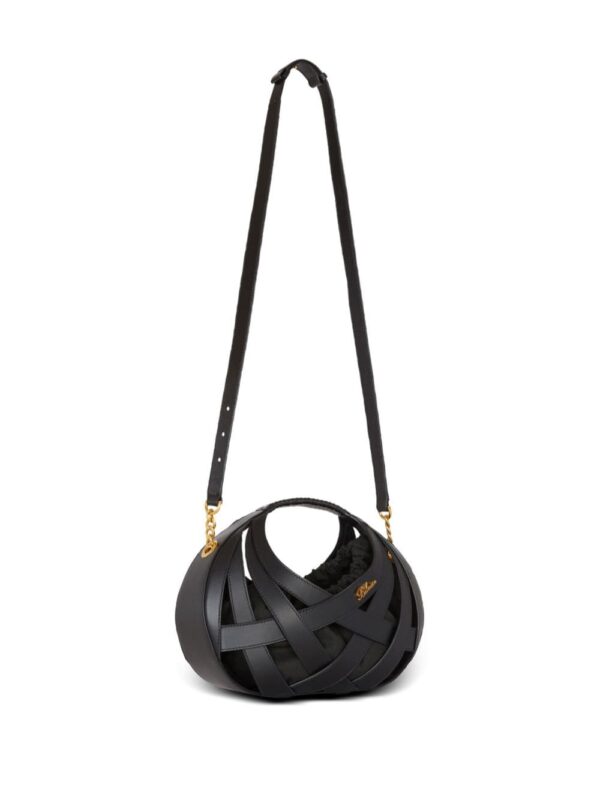 Balmain basketweave leather tote bag - Image 3