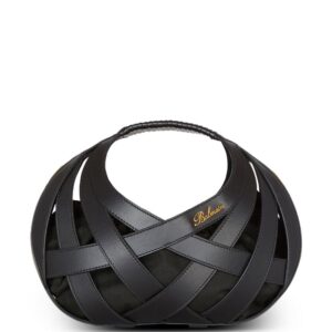 Balmain basketweave leather tote bag