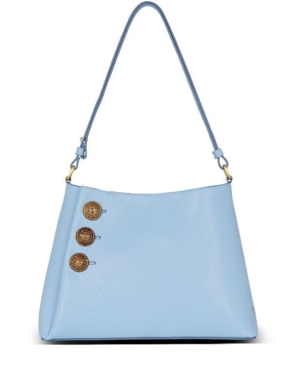 Balmain Emblème leather shoulder bag
