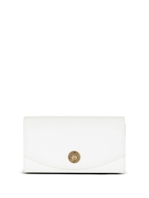 Balmain Emblème leather crossbody bag