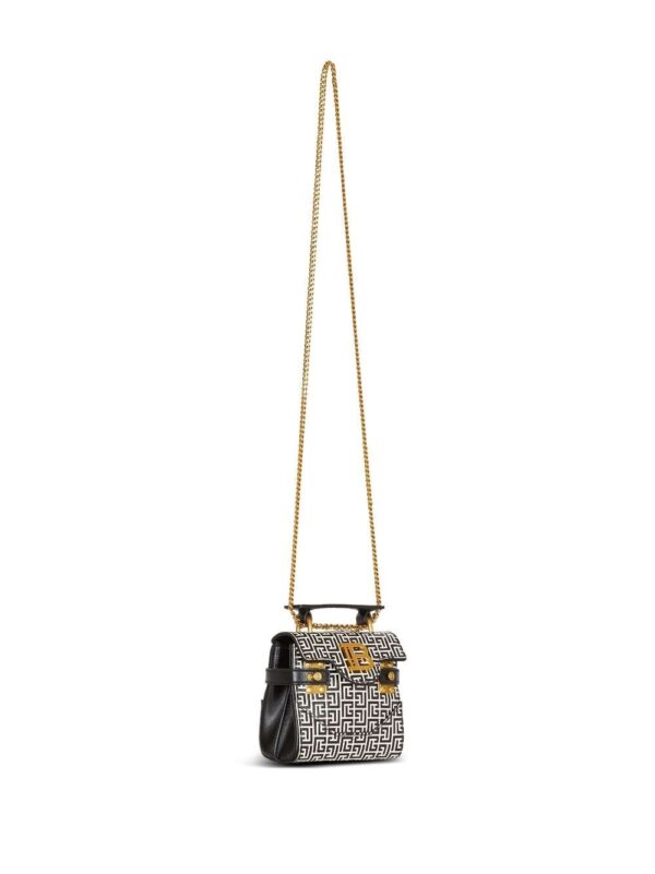 Balmain mini B-Buzz 12 monogram tote bag - Image 5