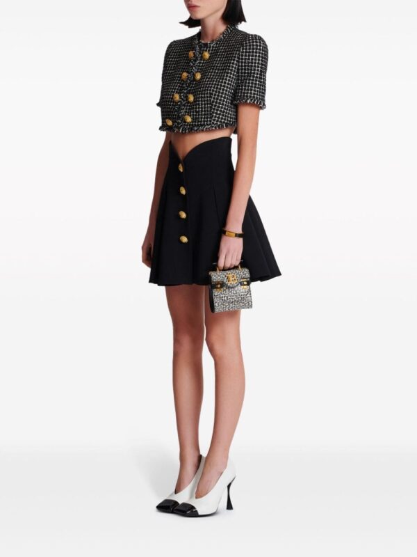 Balmain mini B-Buzz 12 monogram tote bag - Image 2